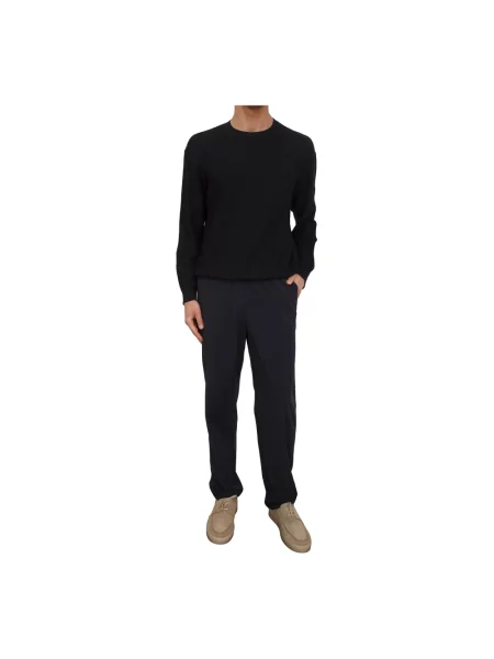 Sweter o kroju slim fit w dzianinowym wyglądzie Armani Exchange niebieski