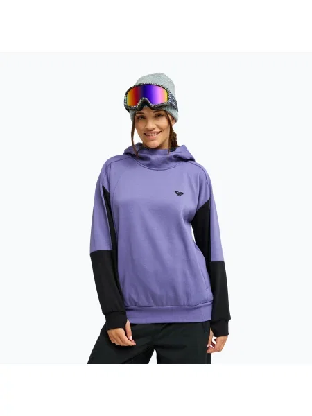 Сноубордична толстовка ROXY Liberty Hoodie twilight purple фіолетове