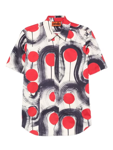 Cămașă Colville cu imagine cu imprimeu abstract scurtă