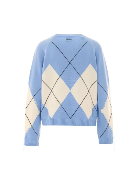 Sweter Pinko wełniany niebieski