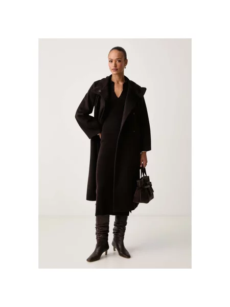 Sukienka maxi Armani Exchange brązowa