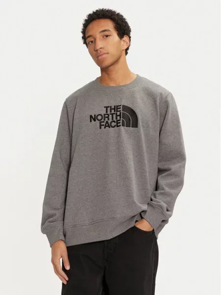 The North Face Majica dugih rukava Drew Peak siva