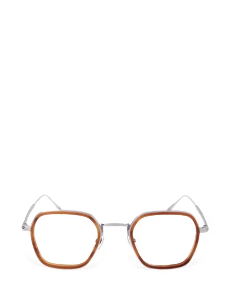 Ochelari de soare Eyewear By David Beckham cu imprimeu geometric maro