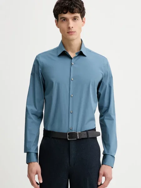 Риза Calvin Klein синьо