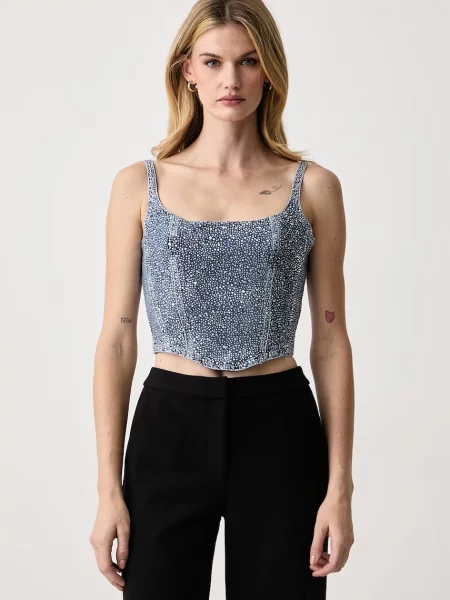 Top Guess niebieski