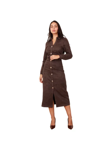Rochie La Modeuse maro
