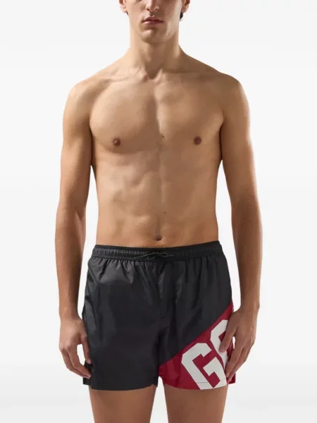 Slip de baie Gcds cu autograf negru