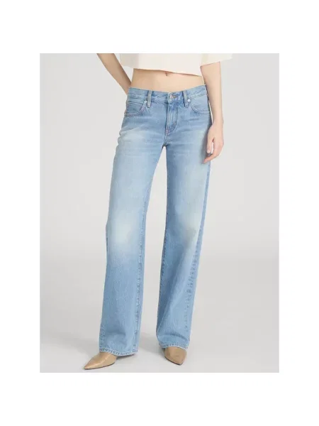 Jeansy Frame niebieskie