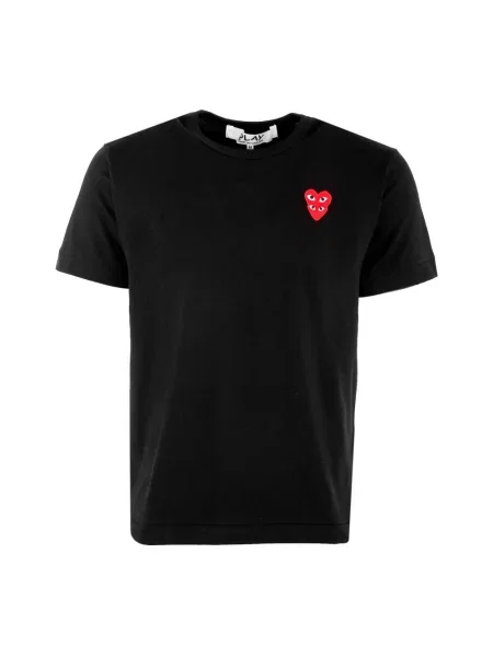 Koszulka Comme Des Garcons Play z logo czarna