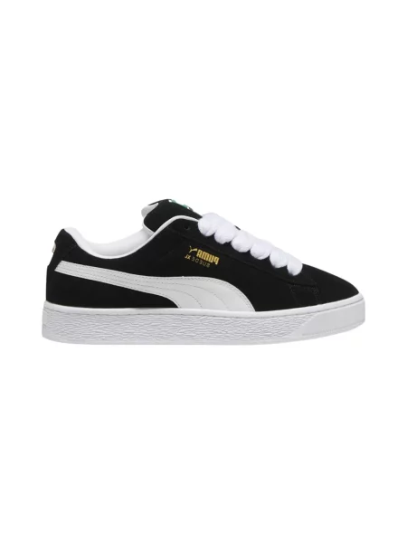 Sneakersy Puma Suede skórzane na siłownię czarne