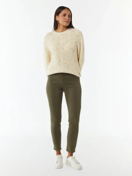 Comma casual identity Pulover chamois / kaki / volneno bela