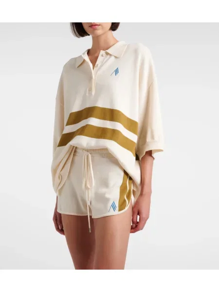 Ριγέ polo The Attico μπεζ
