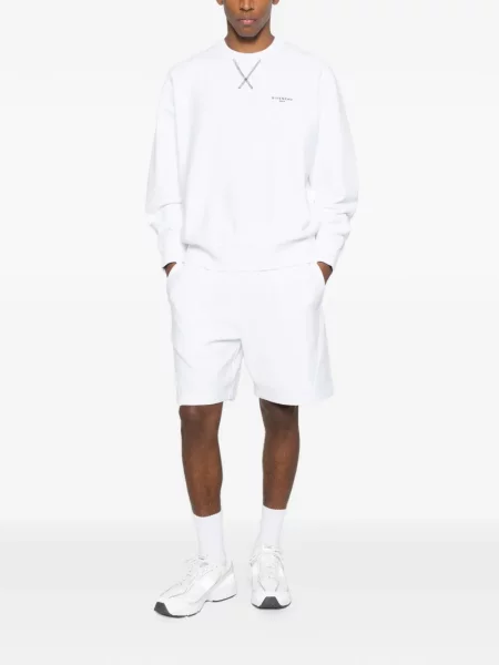 Hanorac Givenchy cu broderie alb