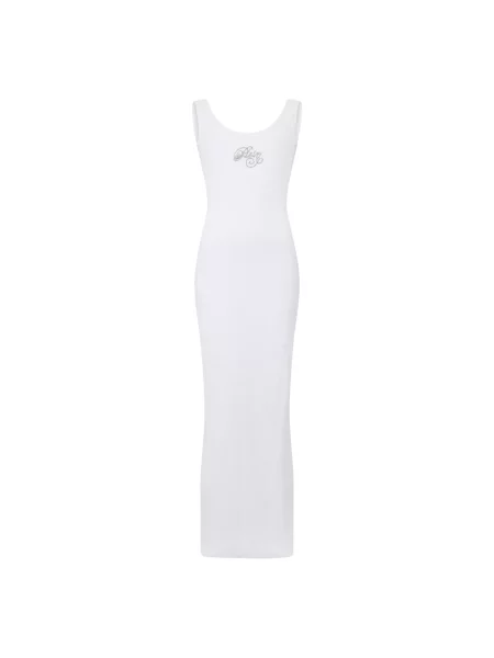 Maksi sukienka maxi Philipp Plein biała
