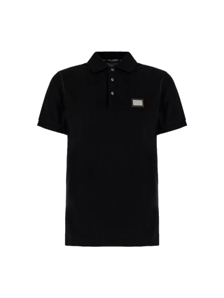 Koszulka polo Dolce And Gabbana czarna