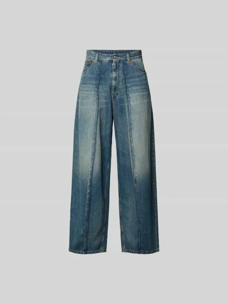 Jeansy o kroju wide fit w stylu Mm6 Maison Margiela niebieskie