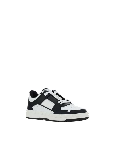 Lniane sneakersy Valentino Garavani białe