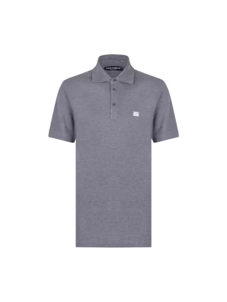 Koszulka polo Dolce And Gabbana szara