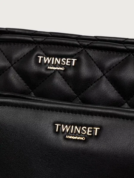 Кожаная косметичка Twinset