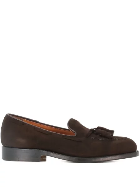 Pantofi loafer Alden din piele de căprioară maro