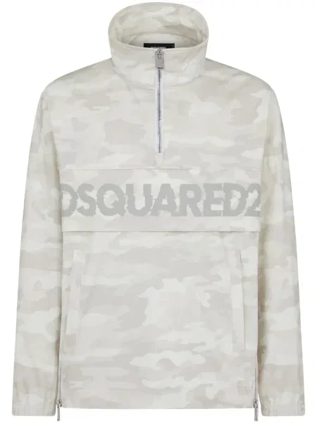 Geacă Dsquared2 cu imagine cu model camuflaj gri