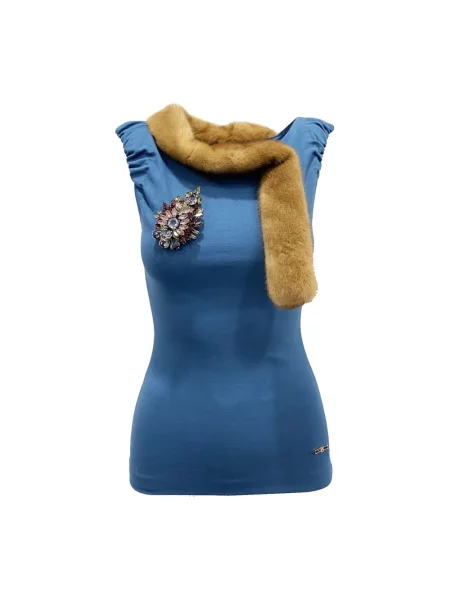 Top Dsquared2 niebieski