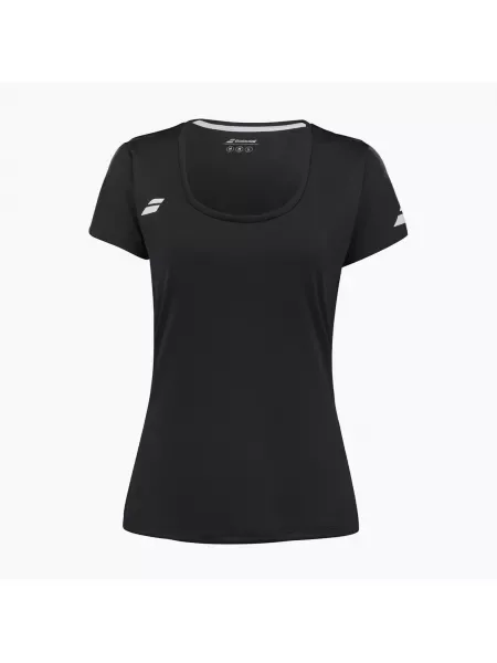 Дамска тениска Babolat Play Cap Sleeve Top black/black черно