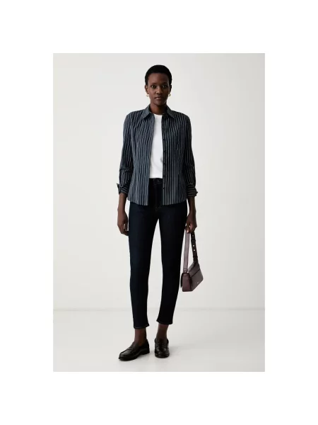 Jeansy skinny Levi's 721 z wysoką talią niebieskie