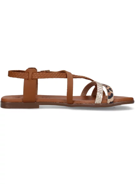 Pantofi Oh My Sandals maro