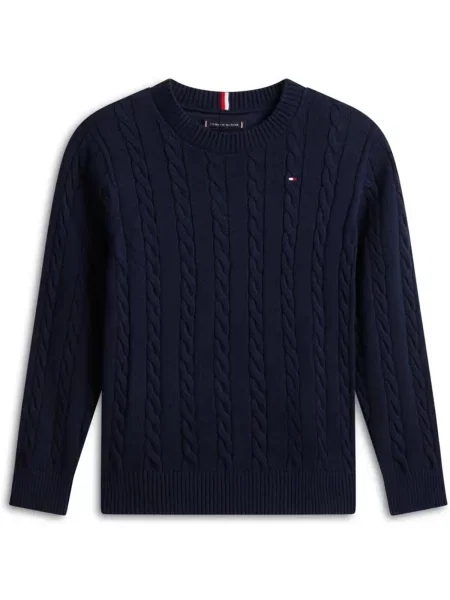 Sveter Tommy Hilfiger modrá