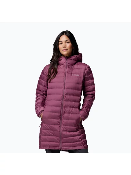 Kurtka puchowa Columbia Lake 22 II Down Long Hooded antique mauve różowa