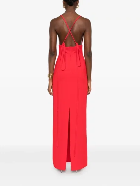 Rochie maxi Solace London de costum roșu