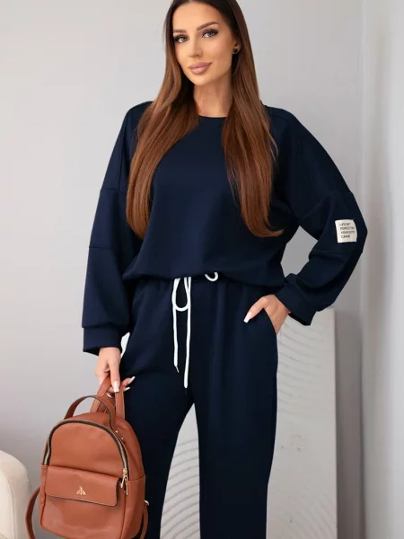Pantaloni Kesi Włoski albastru