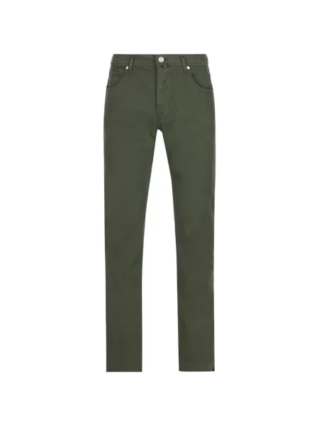 Pantaloni Jacob Cohën cu autograf verde