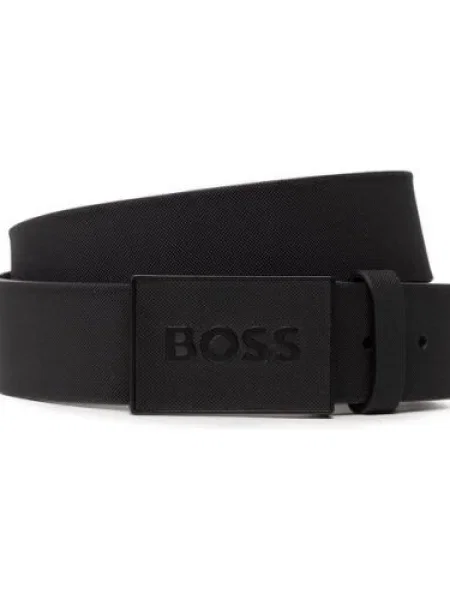 Bőr öv Boss fekete