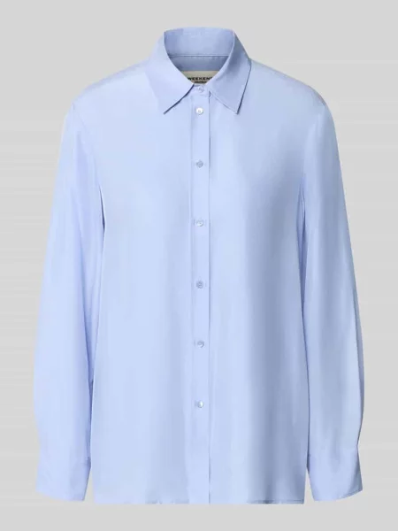 Bluzka z długim rękawem o kroju regular fit z czystego jedwabiu model PALANCA' Weekend Max Mara