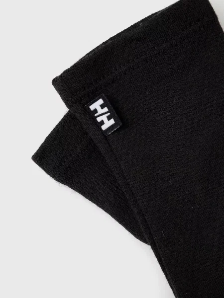 Вовняні рукавички Helly Hansen чорний