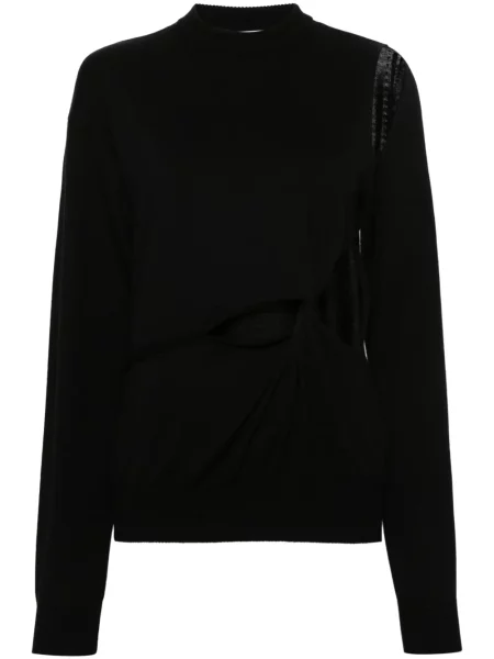Pulover Sportmax de lână negru