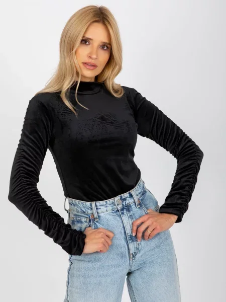 Bluză Fashionhunters negru