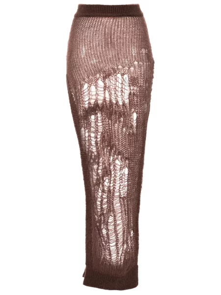 Fusta maxi Rick Owens rupți