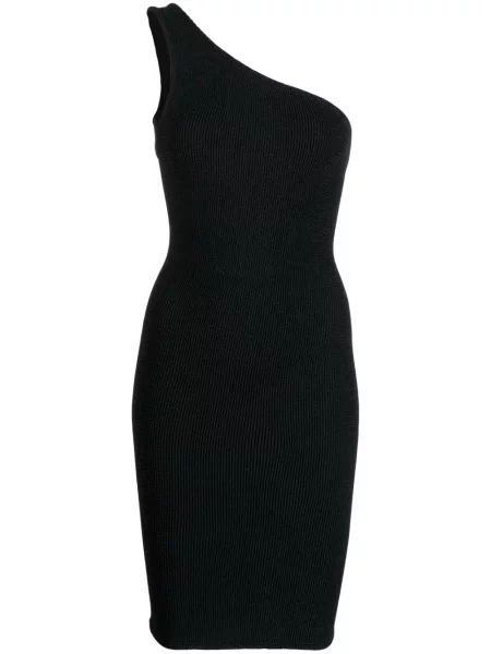 Rochie Hunza G cu un umăr gol negru