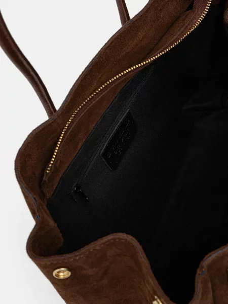 Замшевая сумка Answear.lab коричневая