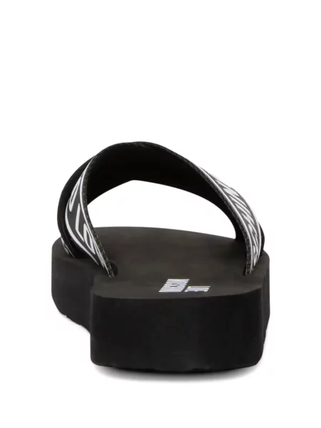 Papuci Love Moschino cu autograf negru
