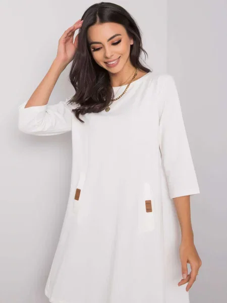 Rochie Fashionhunters de costum alb