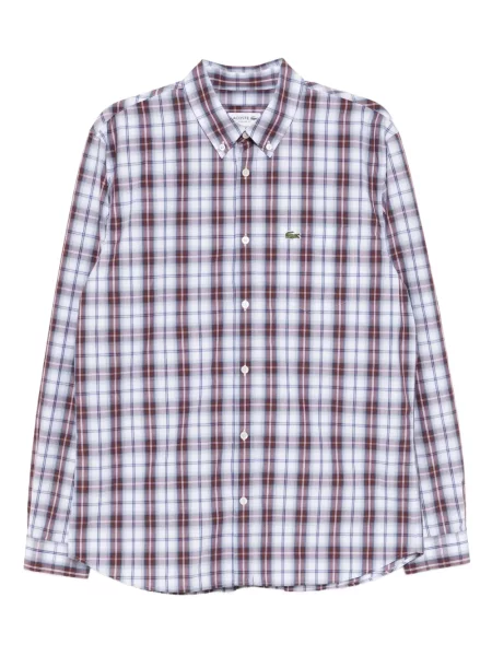 Košulja Lacoste karirana plava