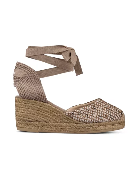 Espadryle Espadrilles brązowe