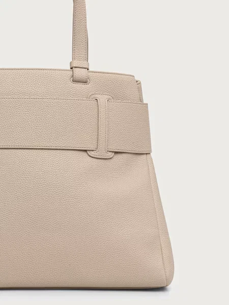 Кожаная сумка шоппер Armani Exchange