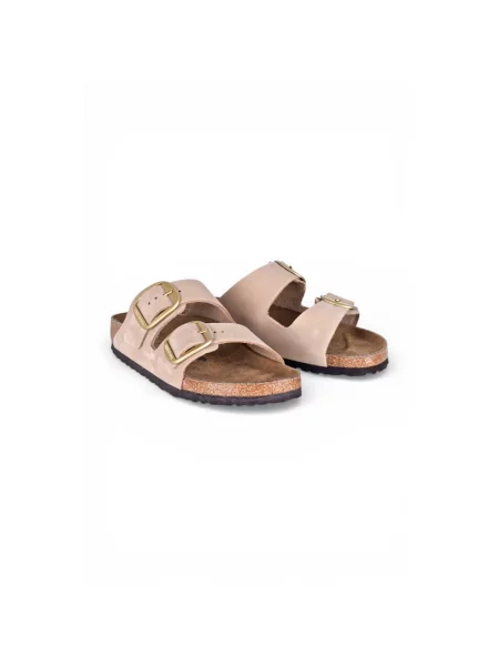 Klapki Birkenstock beżowe