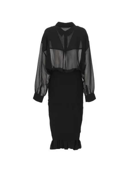Rochie midi Jacquemus negru