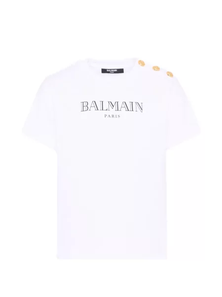Koszulka dziecięca Balmain biała